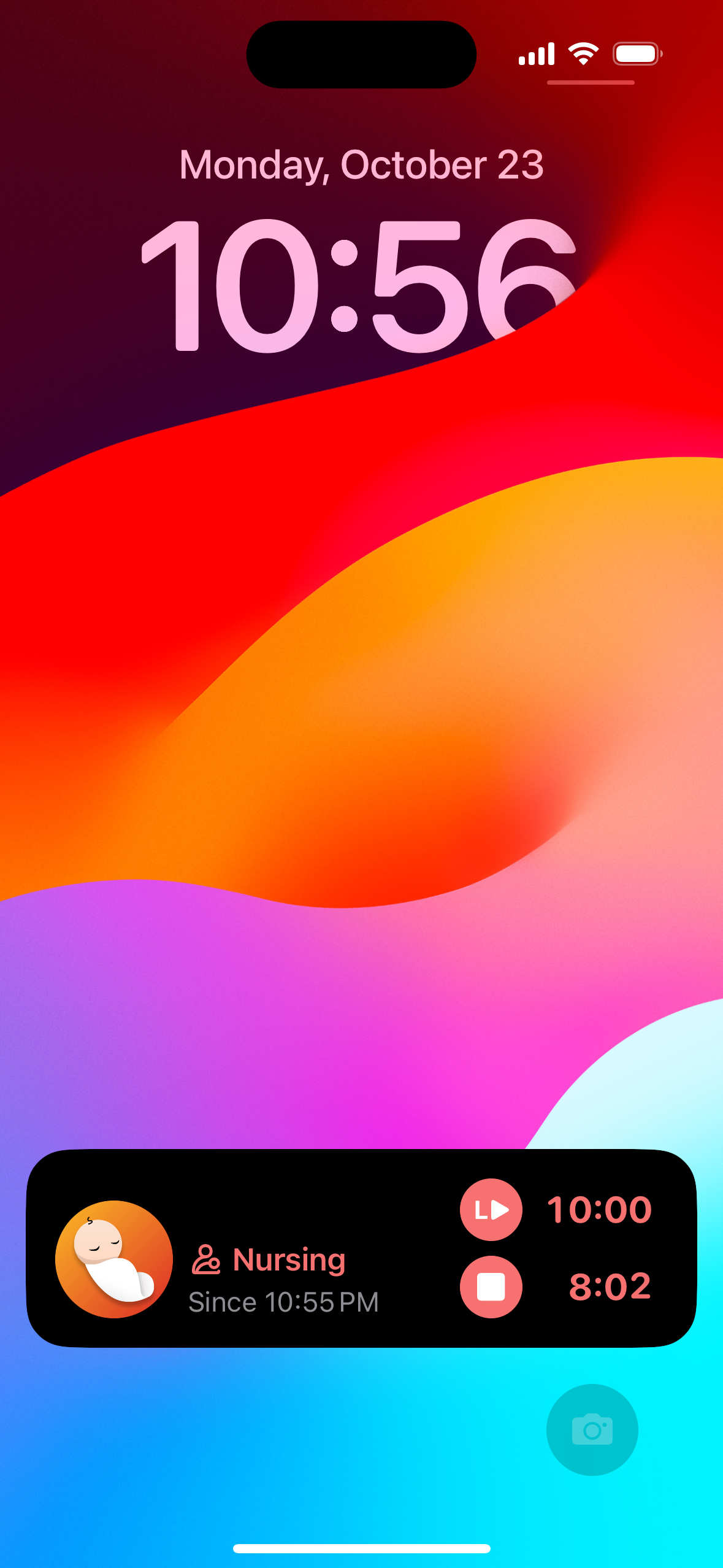 Mango Baby Live Activity Screenshot